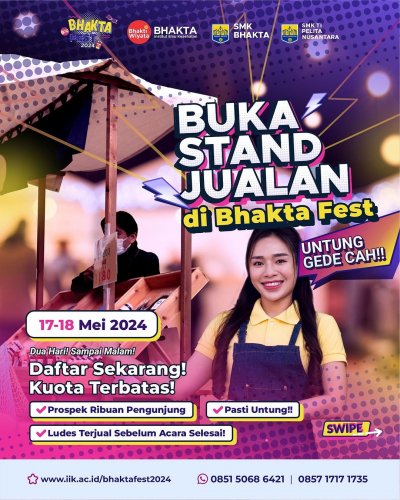 Bhakta Fest Beri Kesempatan Pebisnis Kuliner Buka Stand